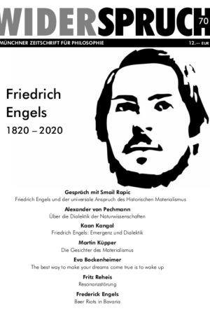 Cover Heft 70: Friedrich Engels. 1820 - 2020.